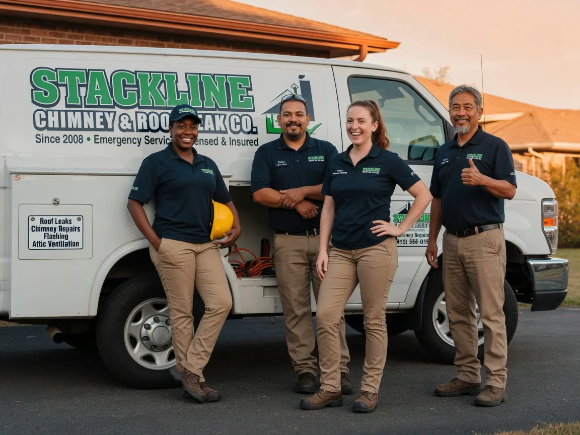 Chimney flashing repair company in Joshua, TX